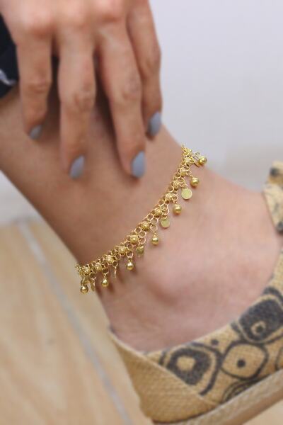 Artuklu Telkari 925 Ayar Saf Gümüş Midyat Telkari Yöresel Kişniş Pullu & Toplu Akıtma Model Altın Kaplama Halhal