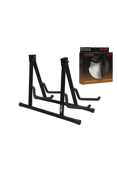 Presto Double Guitar Stand Stand And Guitar Capo