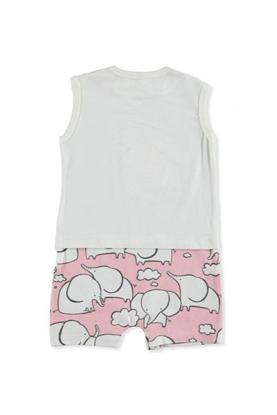 Luggi Pink Elephant Baby Girl Barbatöz