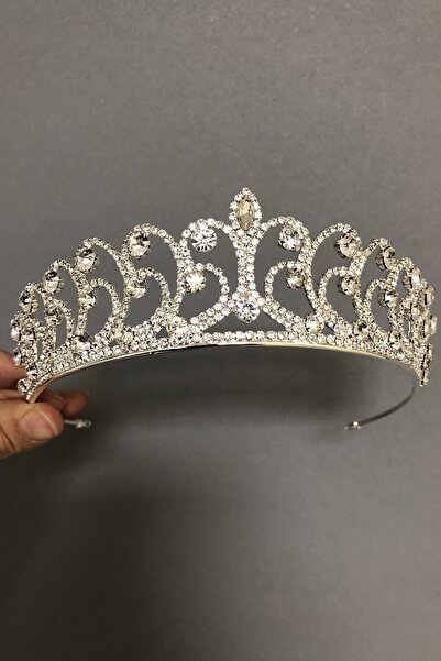 Hobigram Νυφικό αξεσουάρ μαλλιών Ασημί Χρώμα Lal Bridal Tiara – Αξεσουάρ νύφη...