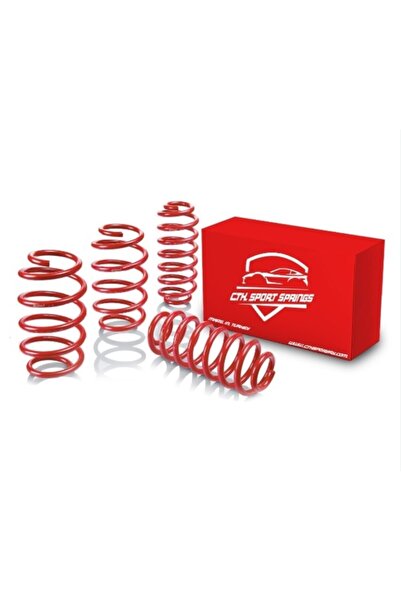 ctk Renault Clio Symbol (2013-2018 ) 50 Mm Spor Helezon Yay Spor Springs 4 Lü...