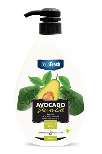 Deep Fresh Shower Gel Avocado 1 Lt