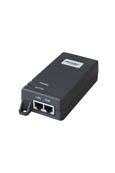55v / 30watt Gigabit 802.3af/at Poe Injector/adaptör