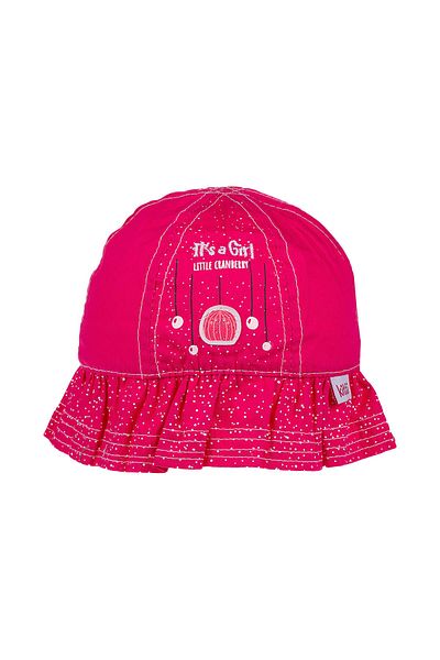 MİNİKO KİDS Girl's Pink Summer Fedora Fisherman Hat