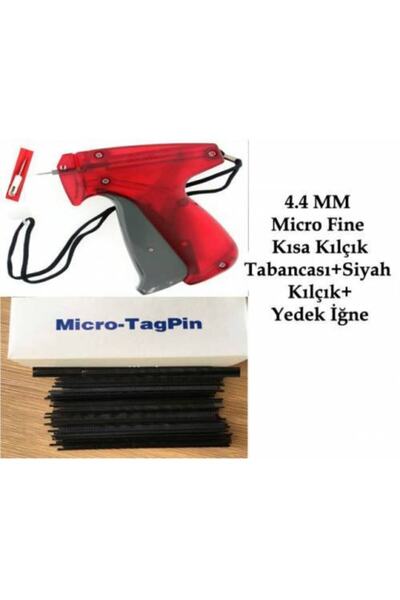 Tokıa 4.4 Mm Micro Fine Kısa Siyah Kılçık Ve Etiket Takma Tabancası (kuaför-t...