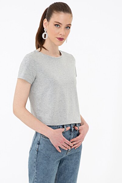 Pierre Cardin Gray Melange Women's T-Shirt G022SZ082.000.1320903