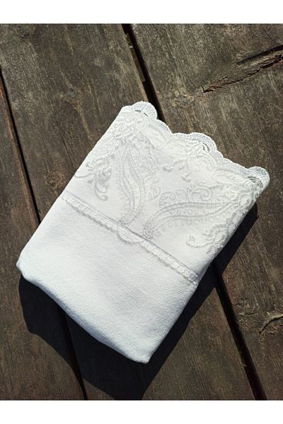 Çeyiz Bahçesi Swan Cream Velvet Πετσέτα 50&90