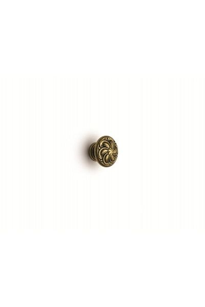 ARON Handstyle 69a Antique Yellow Handle Antique Furniture Cloakroom Drawer Cabinet Handle Single Hole