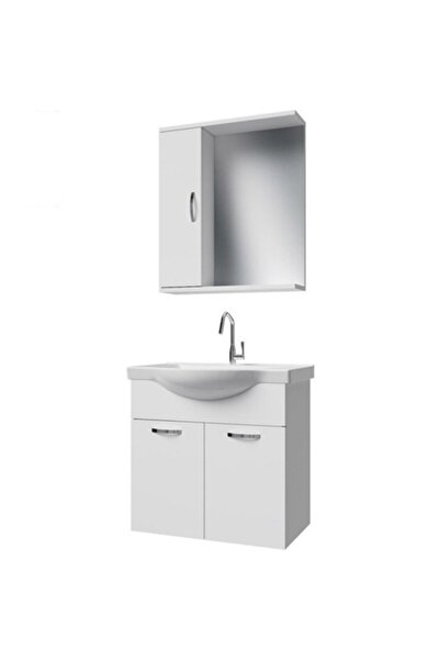 Çamsan Beyaz Banyo Dolabı Mdf-lam 65 cm