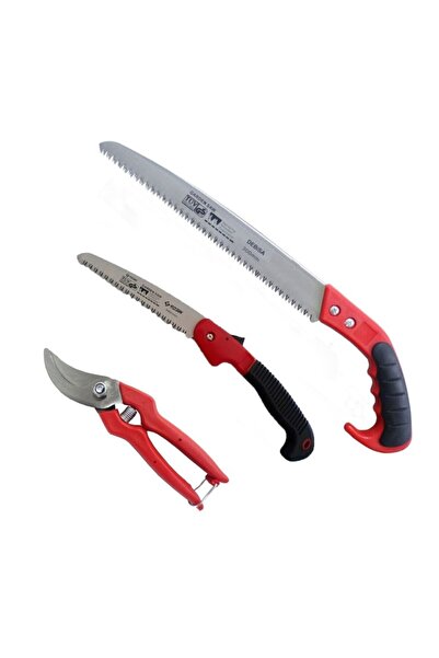 Genel Markalar 3 Lü Bahçe Dal Kesme Budama Testere Seti