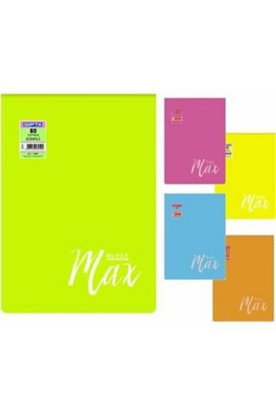 Gıpta Max Block For Notes 80 Sheets Checkered A6