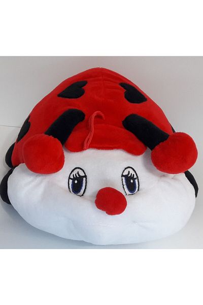HALLEY Toy Ladybug Pillow 35x20 cm Red-Black