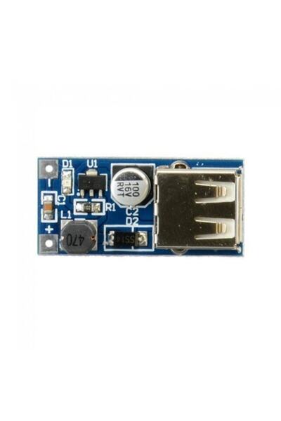 Genel Markalar DC 5V 600 mA USB Çıkışlı Voltaj Yükseltici Regülatör Kartı-Step Up - 5 Adet