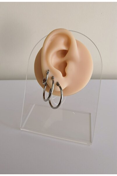Bylin Takı Surgical Steel Hoop Earring Set - 3 Pairs