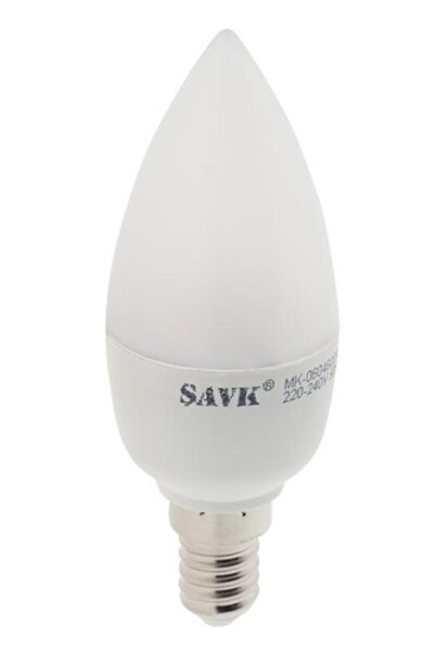 şavk 5.5w 220v E14 830 Buji Led Lamba 6500k Beyaz Işık