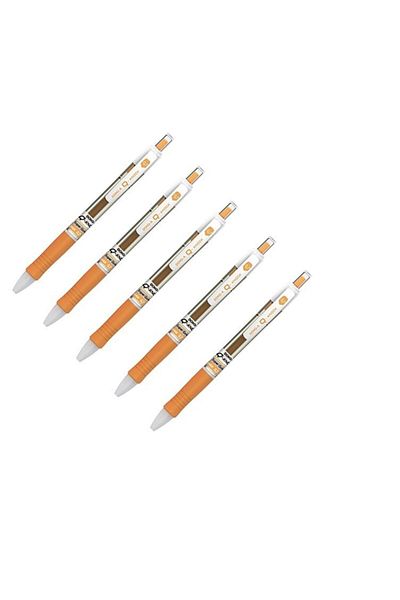 Dong-A Donga Q-knock 0.7 Gel Roller Pen Yellow 5 Pieces