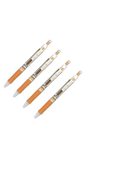 Dong-A Donga Q-knock 0.7 Gel Roller Pen Yellow 4 Pieces