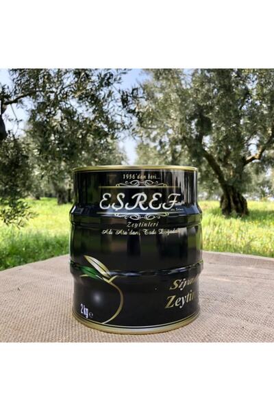 Eşref Zeytincilik Vıp Yağlı Xl Siyah Zeytin 2 Kg