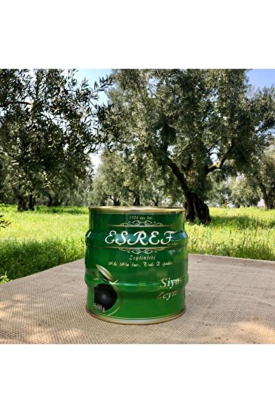 Eşref Zeytincilik Rengi Dönük Yağlı Siyah Zeytin 1,5 Kg