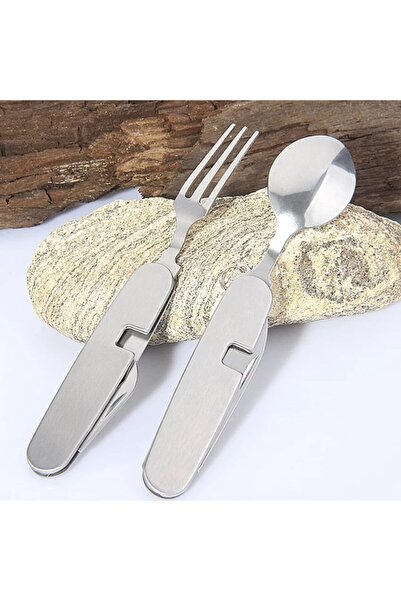 hitteknoloji Çok İşlevli Açık Kamp Piknik Sofra Katlanır Çatal Ve Bıçak Şişe ...