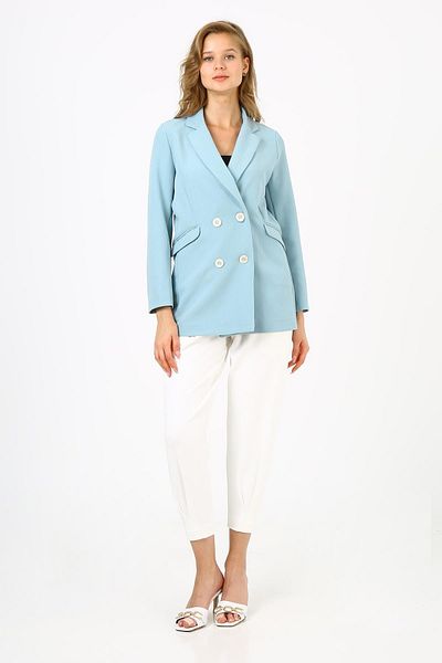 ALEXANDERGARDI Jachetă blazer albastră pentru femei (b21-20400)