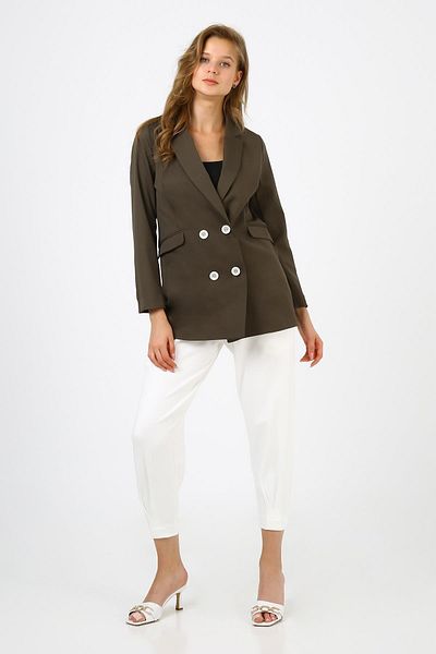 ALEXANDERGARDI Jachetă blazer kaki pentru femei b21-20400