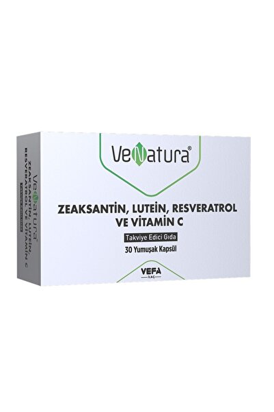VeNatura Zeaksantin Lutein Resveratrol Ve Vitamin C Takviye Edici Gıda 30 Yum...