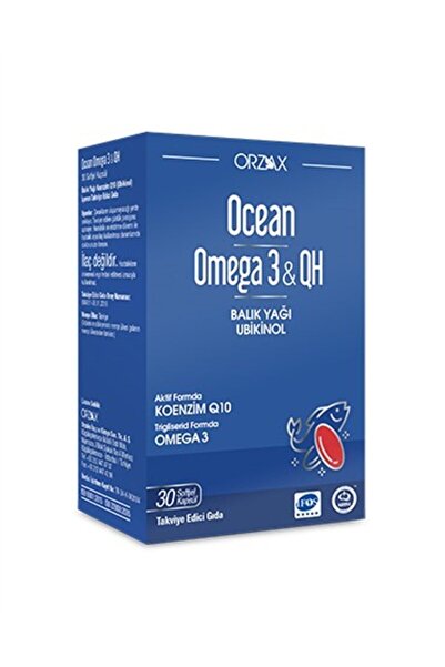 Ocean Ocean Omega 3 Qh 30 Kapsül Balık Yağı & Ubiquinol