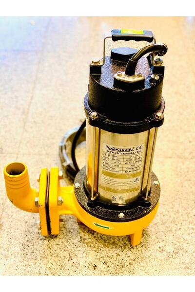 Vortex Cut-1800af Tri 2.5hp Dn50'' Öğütücülü Çelik Içten Bıçaklı Pis Su Fosep...