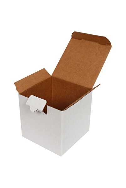 Kolici 10,5x10,5x10,5cm Kutu - E-ticaret Kargo Kutusu - 0,4 Desi Kutu - Beyaz...