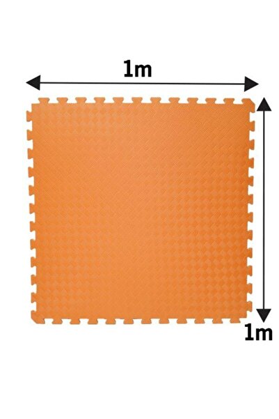 Neworldgym Turuncu Tatami Oyun Yer Zemin Minderi 100x100 cm 13 mm