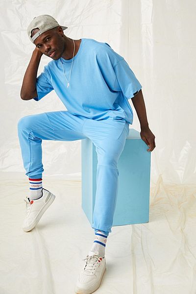 gothamvibes Ανδρικό φούτερ Equality Jogger Light Blue