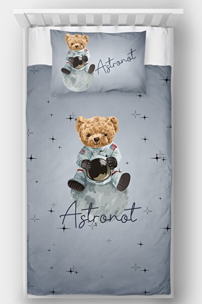 Homamia Astronaut Bear Single Decorative Bedspread