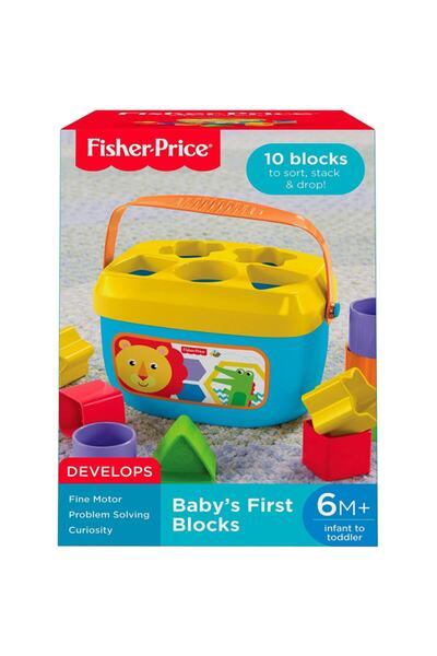 FISHER PRICE Fisher-price Bebeğimin Ilk Renkli Bloklar Original Ürün