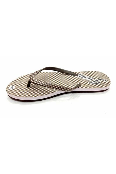 Jump Unisex Brown Flip Flops