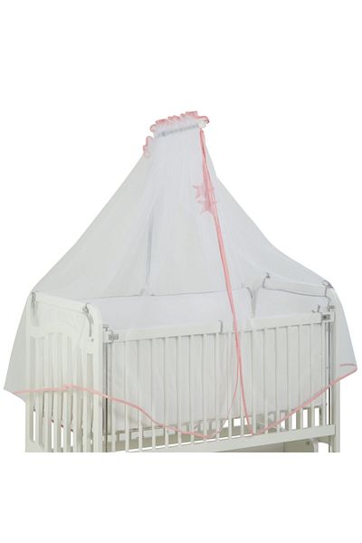 G&G baby Pink Star Crib Mosquito Net and Mosquito Net Apparatus