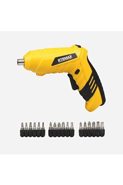 Rtrmax Akülü Vidalama Şarjlı Tornavida Seti 3.6V 1.3Ah Li-ion Uç Setli