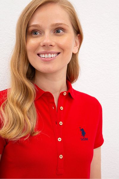 U.S. Polo Assn. Rochie roșie pentru femei
