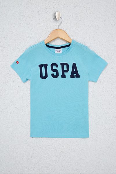 U.S. Polo Assn. Tricou verde pentru băiat