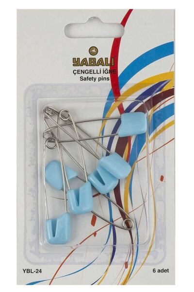 Yabalı Unisex Bebek Çengelli Iğne Kartı Renkli