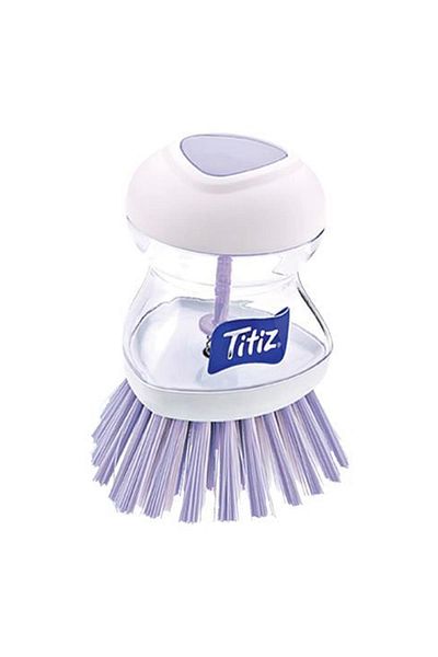 Titiz Plastik Titiz Dish Brush with Detergent Chamber Tp-110