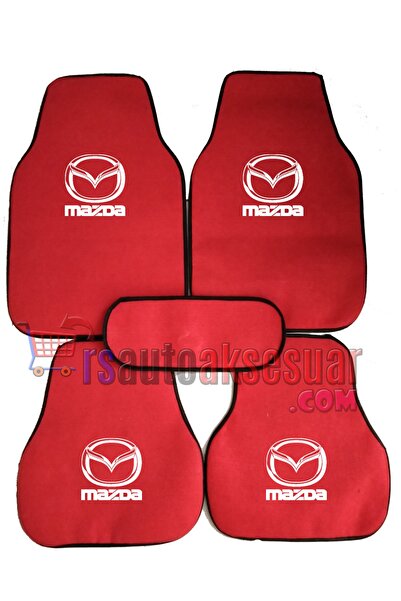 RS AUTO AKSESUAR Mazda 3 Halı Paspas Kırmızı Renk