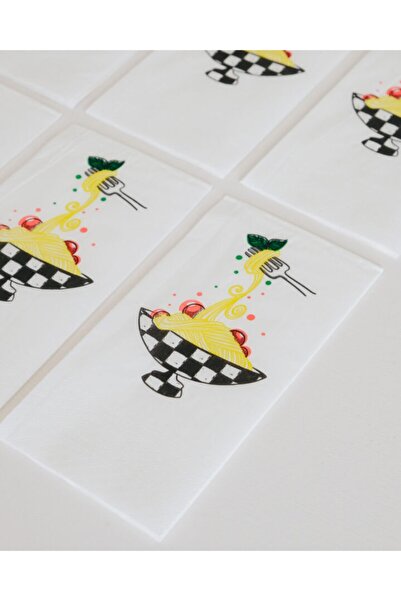 SimeStore Talking Napkin (Spaghetti) Mackenzie Pattern