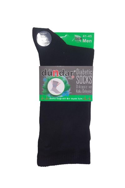 Dündar Ανδρικές κάλτσες 12 ζευγαριών Bamboo Diabetic Sugar Socket