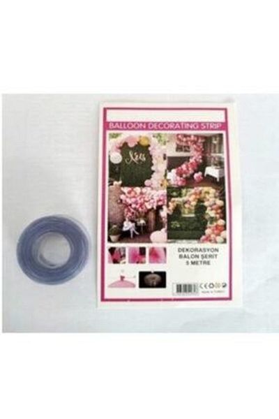 MERİ PARTİ 100 Pieces Pink White Black Balloon Special Day Concept Balloon Chain