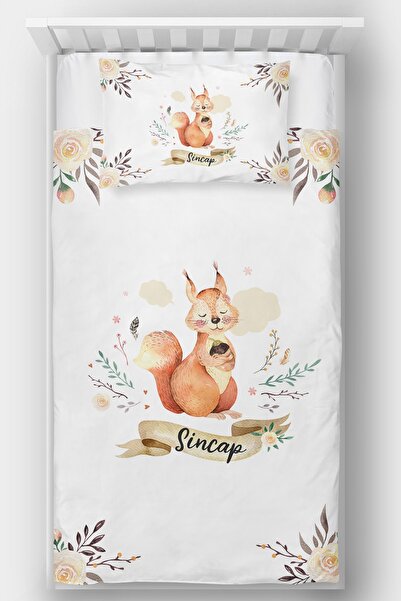 Homamia Single Decorative Bedspread Squirrel