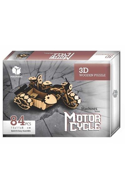 Pershang 2019117 Taxi Engine 3d Puzzle 84 Pcs