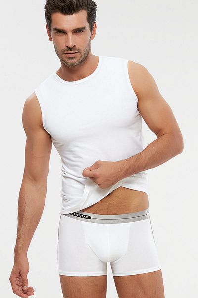 Kom Nick Crew Neck Basic Ανδρικό Μονό Λευκό
