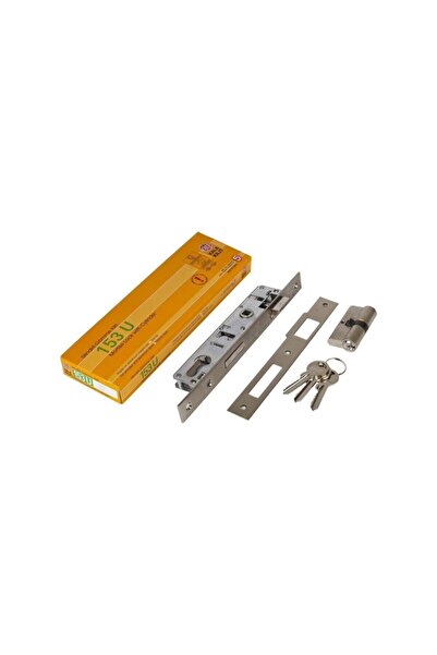 Kale Kilit Kale 153 U Silindirli Gömme Kilit Barelli. Alüminyum Kapı 20mm