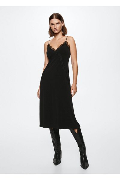 MANGO Woman Rochie de damă neagră 37055960